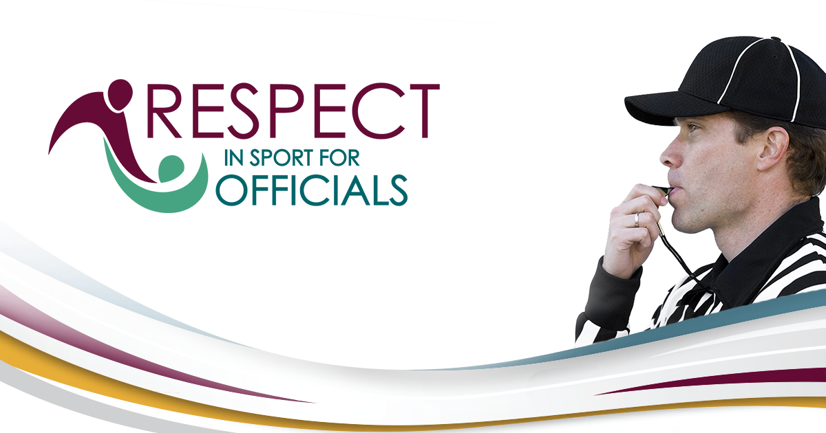 Respect in sport for officials